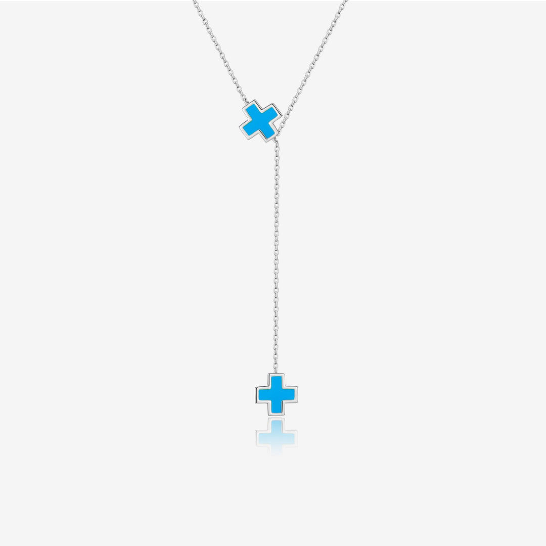 ANGILIQUE OPAL NECKLACE - SILVER