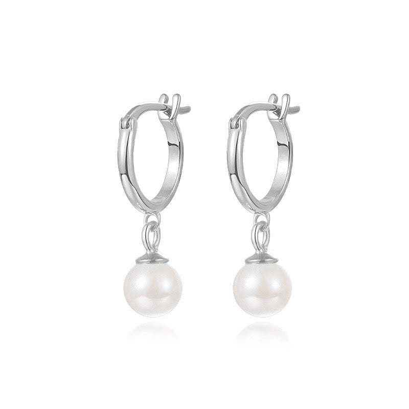 CHARLOTTE PEARL SLEEPERS - SILVER