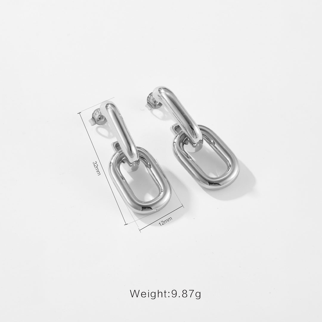 ARNAUD CRYSTAL SLEEPERS - SILVER
