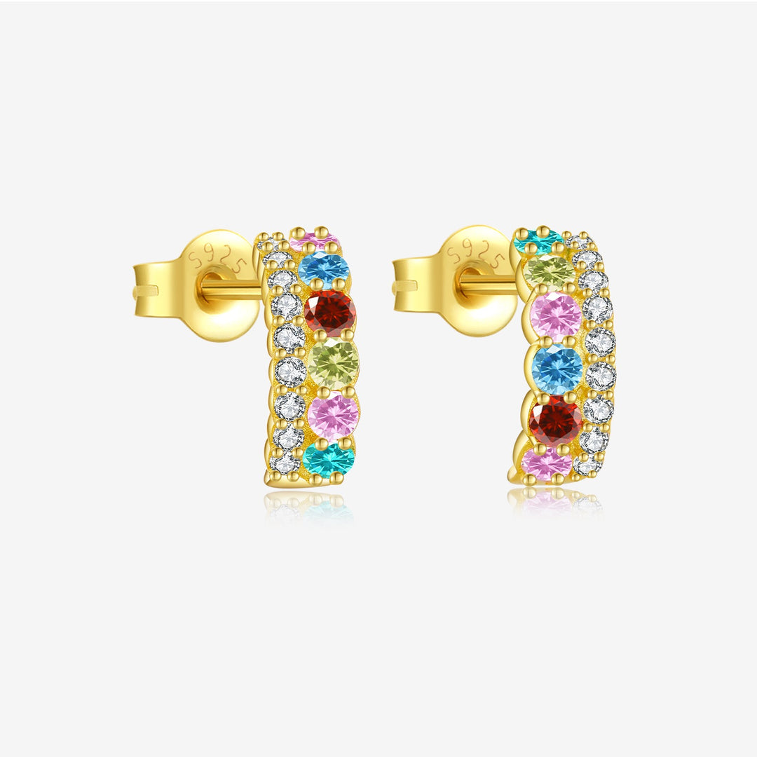 BERNADETTE CRYSTAL EAR STUDS
