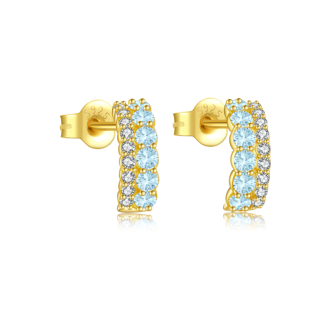 BERNADETTE CRYSTAL EAR STUDS
