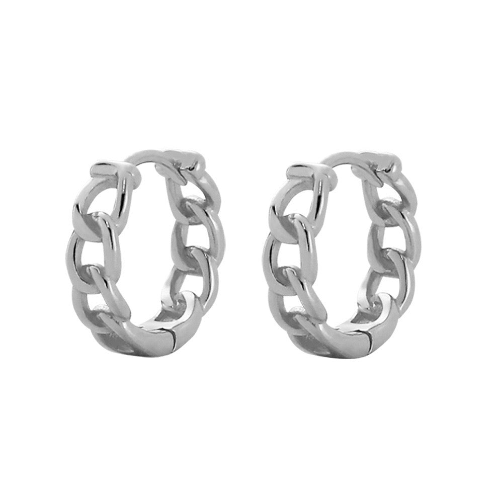 AMIRAH HOOPS - SILVER