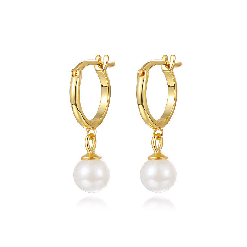 CHARLOTTE PEARL SLEEPERS - GOLD