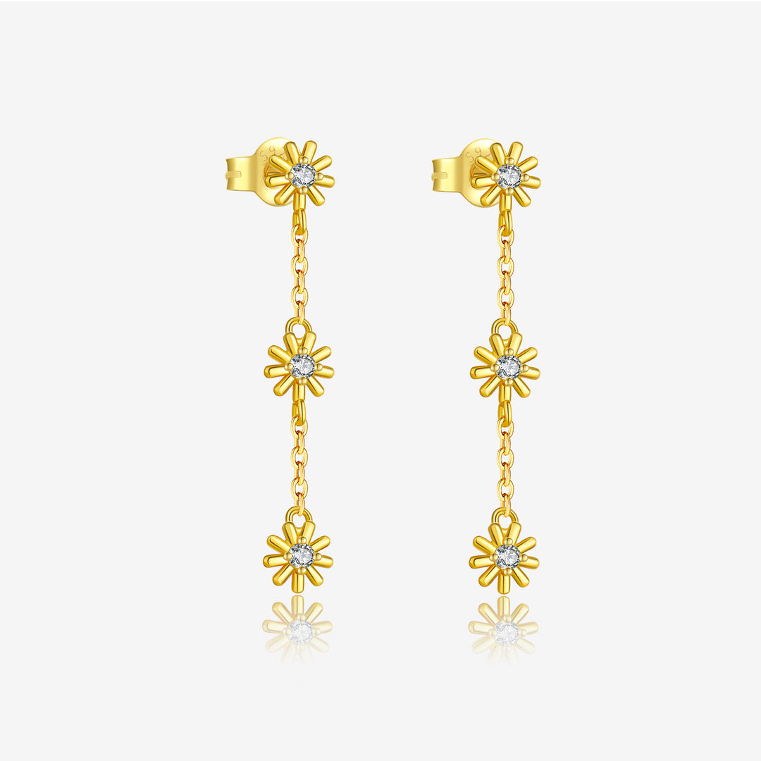 DAISY EARRINGS - GOLD