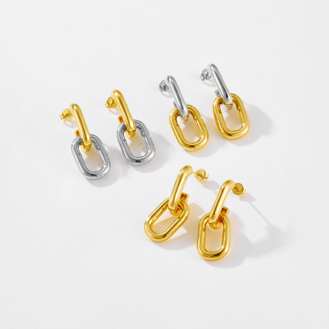 ARNAUD CRYSTAL SLEEPERS - SILVER