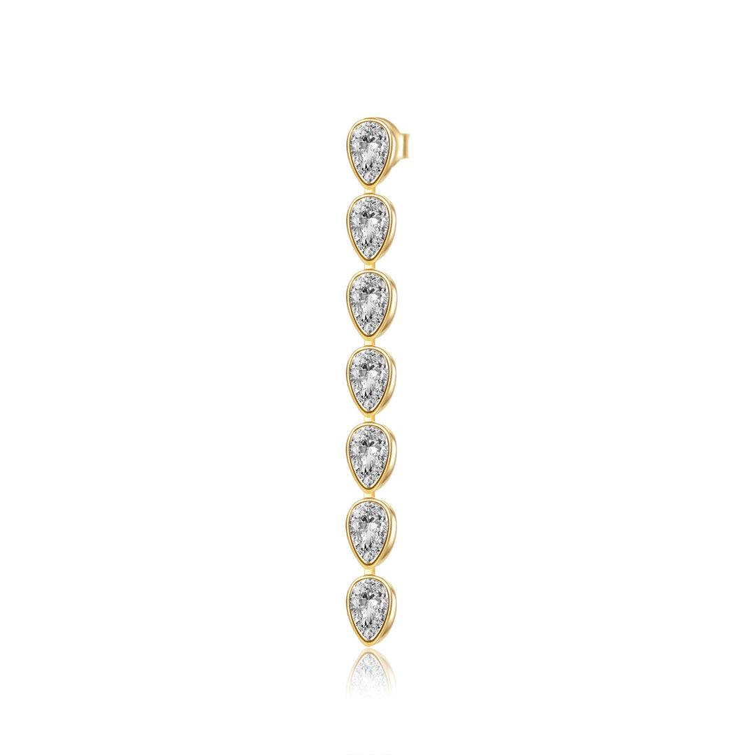 NATALIE STATEMENT EARRINGS - GOLD